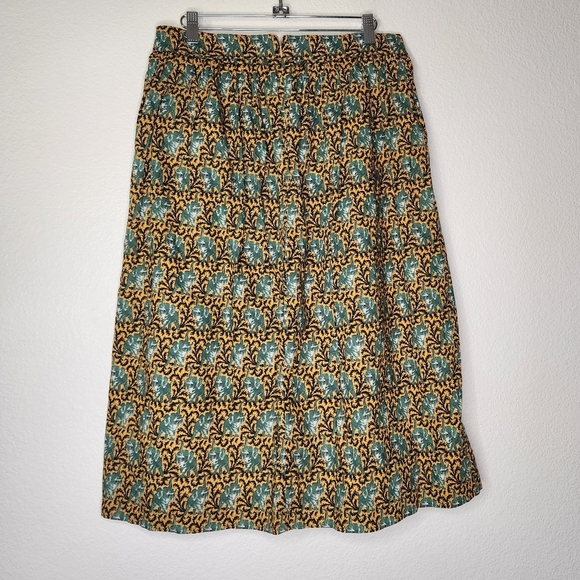 J. Crew Ratti Elephant Print Skirt 10 - Picture 5 of 9